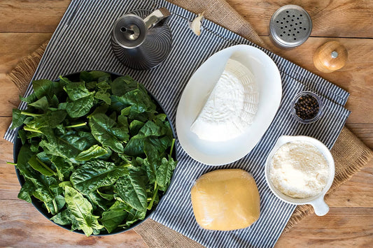 Conchiglioni al Forno with Spinach & Ricotta