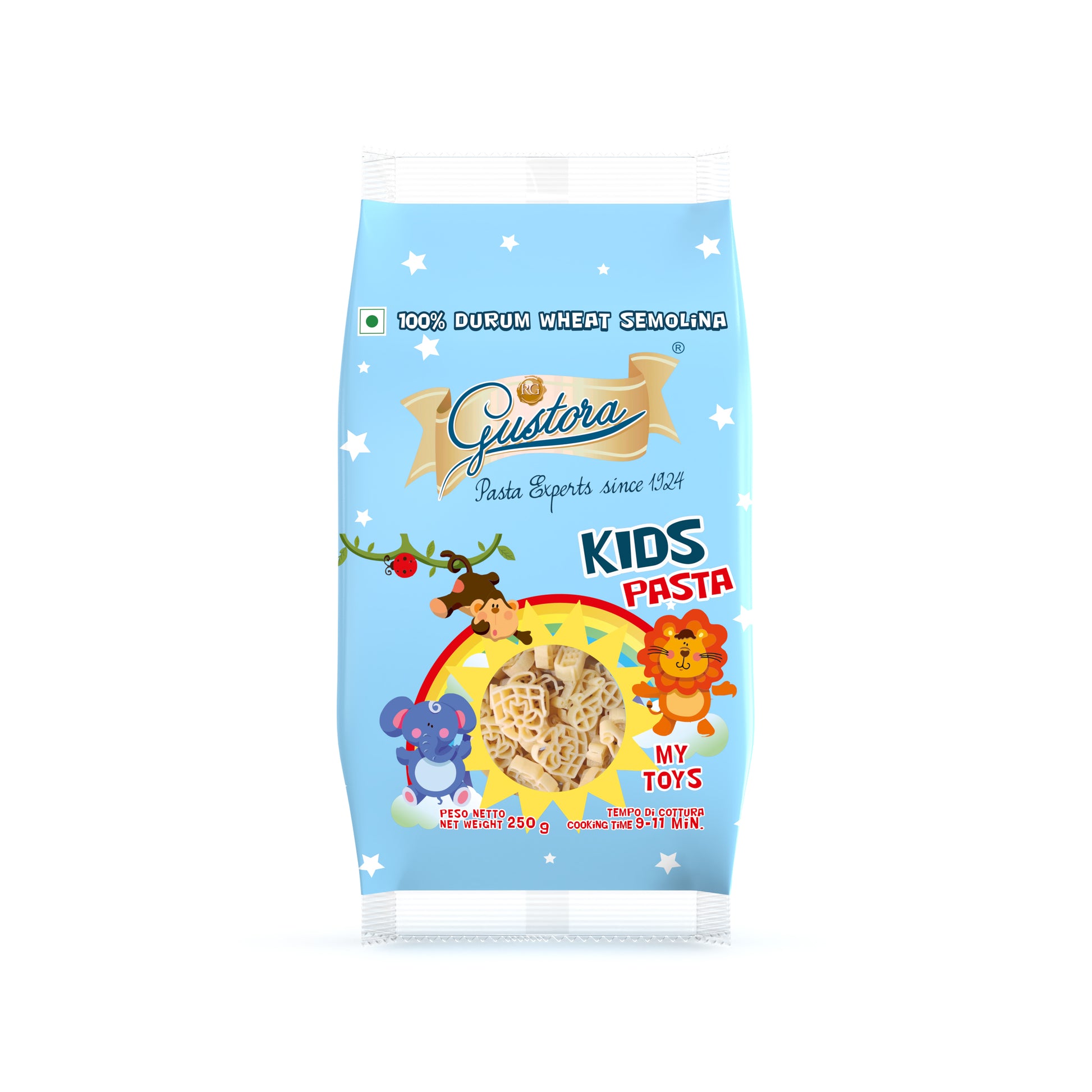 Kids Pasta Pink & Blue - Pack of 2 - Gustora Foods