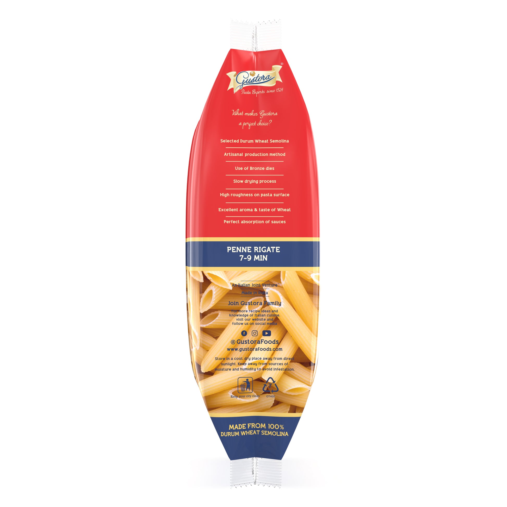 Penne Rigate - Gustora Foods