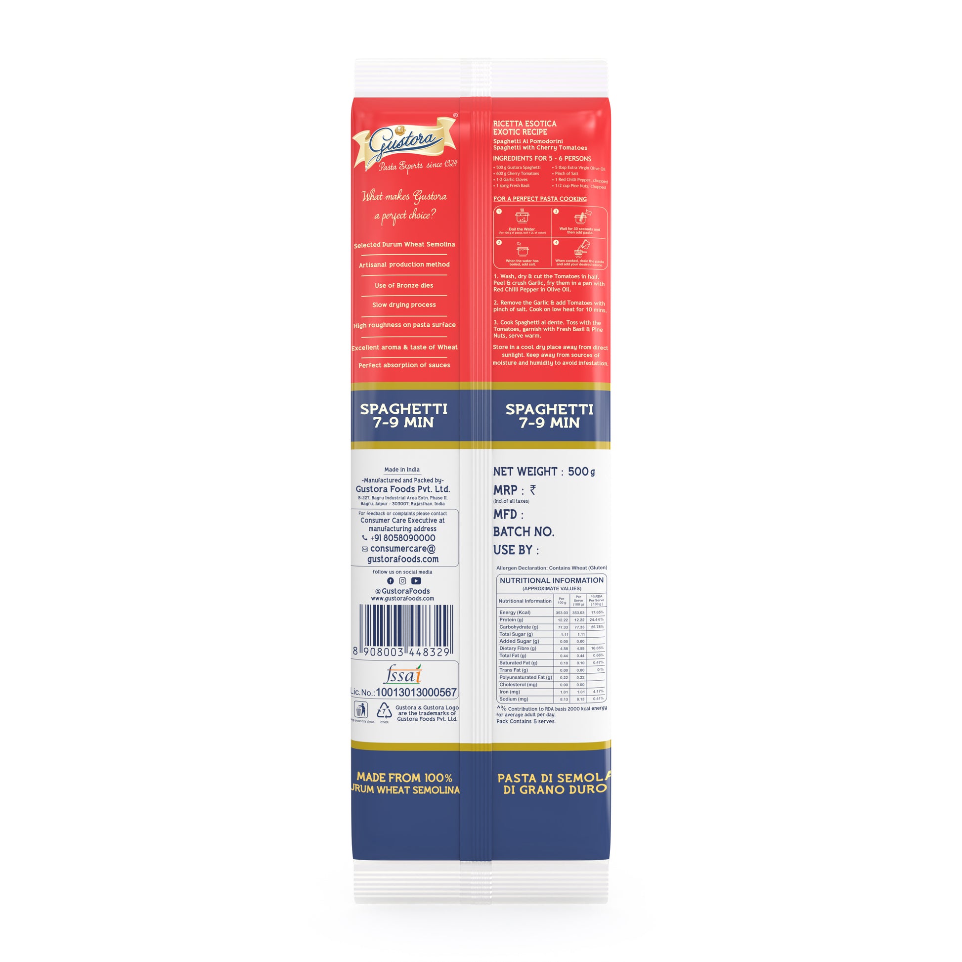 Spaghetti - Gustora Foods