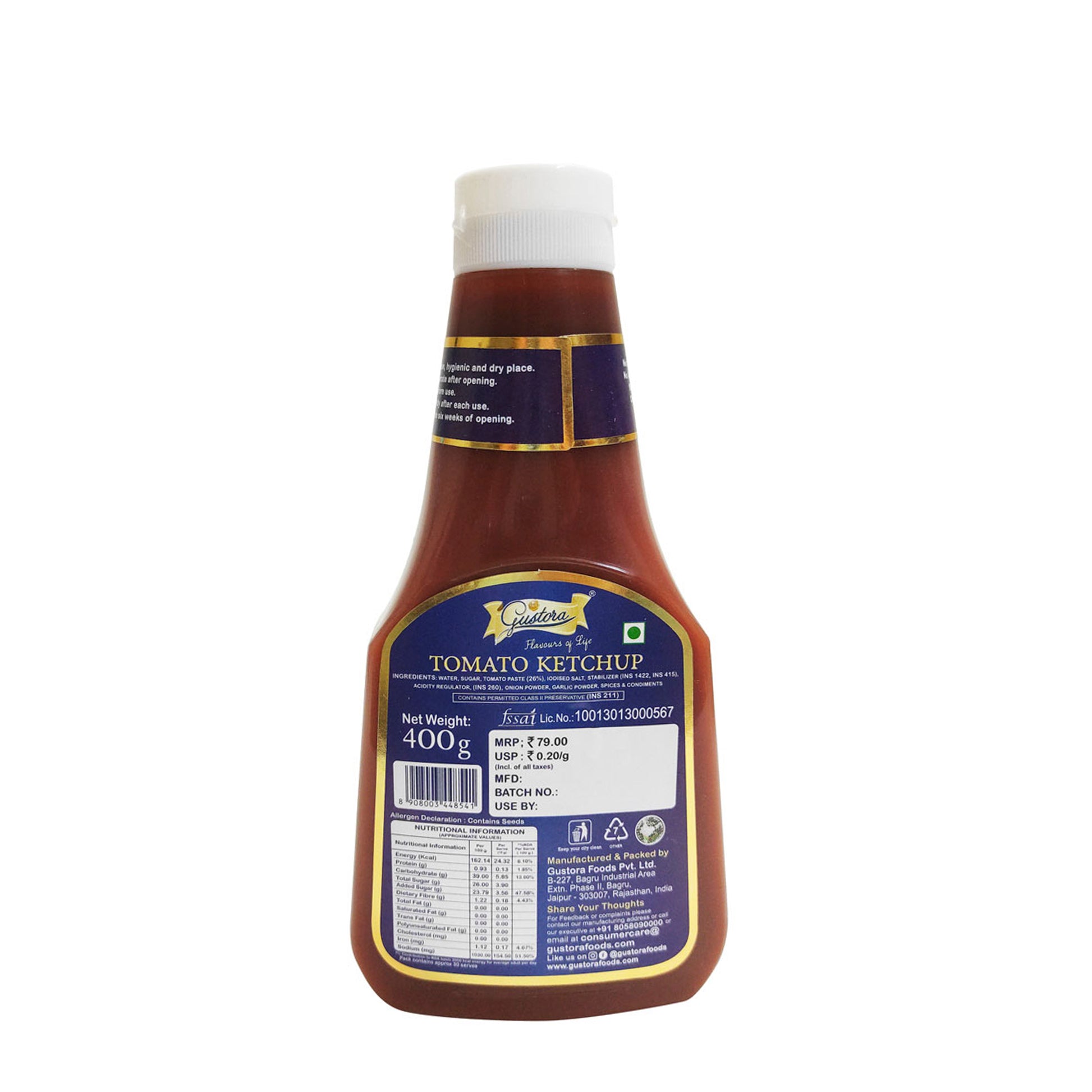 Tomato Ketchup - Gustora Foods