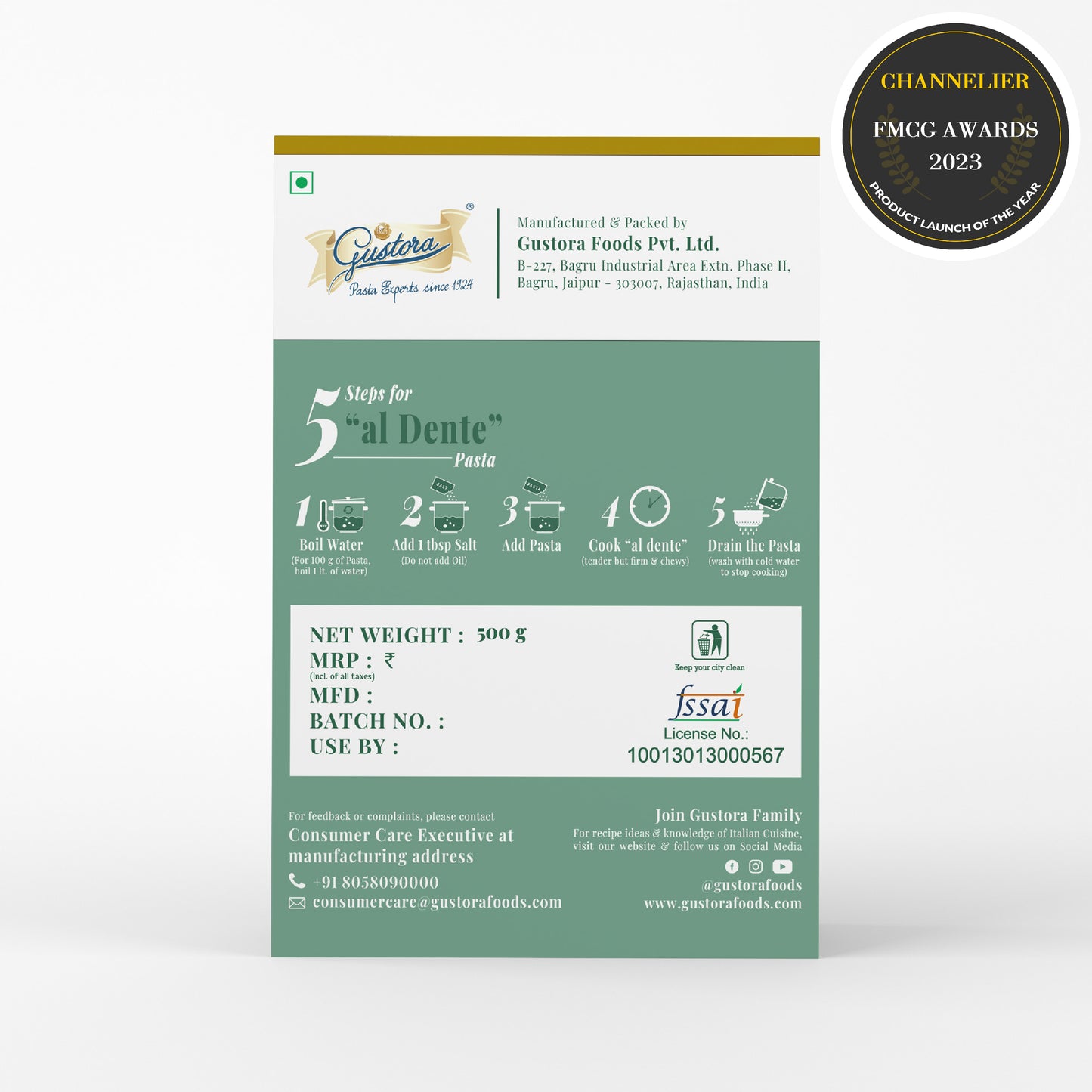 Multi-Millet Penne - Gustora Foods