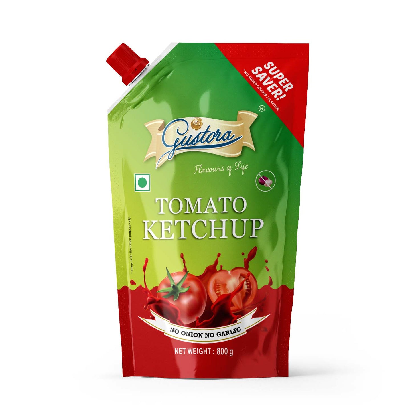 Tomato Ketchup No Onion No Garlic - Gustora Foods
