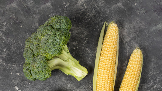 Vegan Broccoli and Corn Pasta