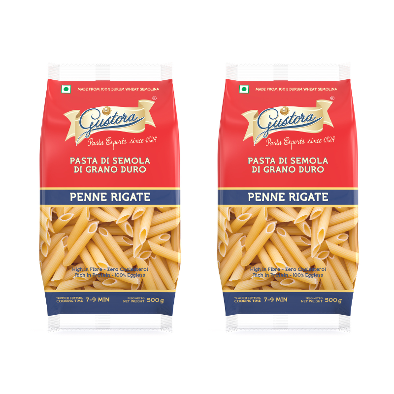 Penne Rigate Ingredients Penne Rigate Pack of 2 – Best Price Online | Gustora Foods