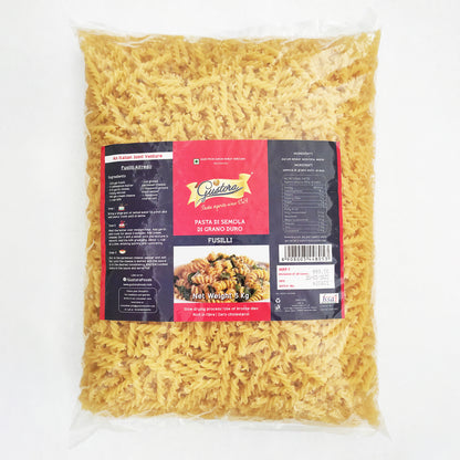 fusilli gutora pasta white